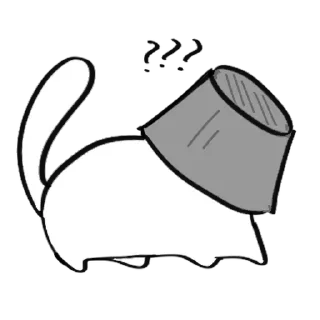 Стикер I was just drawing a picture of my cat Bryan - 5