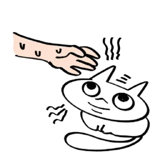 Стикер I was just drawing a picture of my cat Bryan - 4