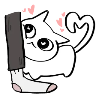 Стикер I was just drawing a picture of my cat Bryan - 3