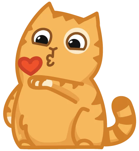 мультфильм клипарт кошка