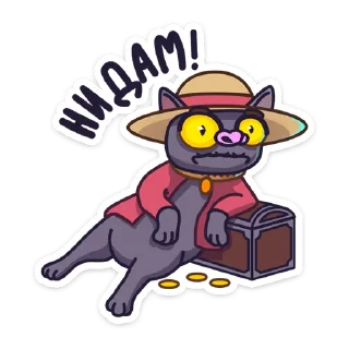 Sticker Кот Сима :: @stickroom - 6