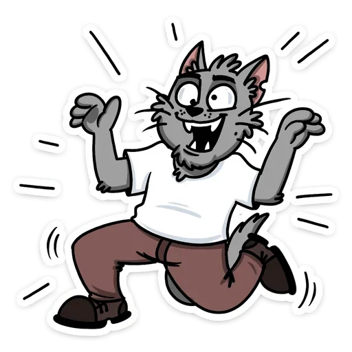 Sticker Кот Степан ВК  (@TgSticker) - 2