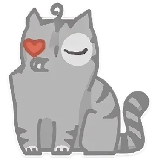 Sticker Неоднозначный Персик - 3