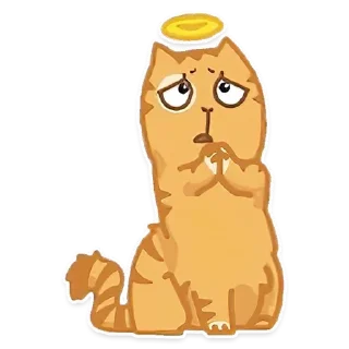 Sticker Неоднозначный Персик - 1