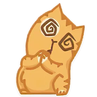 Sticker Неоднозначный Персик - 10