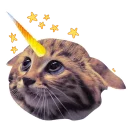 Sticker ✨ Котики-единороги @lennysticker - 11