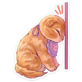 Sticker Котик - 6