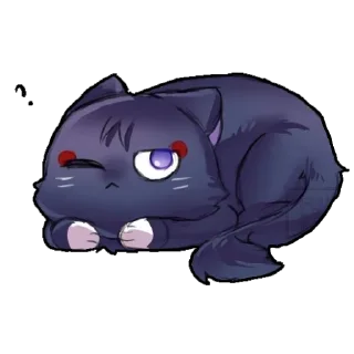 Стикер Cat Scaramouche @anime4_arts - 7