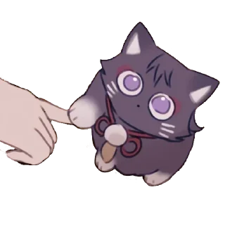 Стикер Cat Scaramouche @anime4_arts - 1