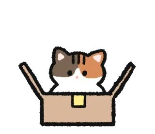 Стикер котятки..  ૮꒰◞ ◟ ꒱ა .. 
૮꒰@CUTE_stickers_emoji꒱ა - 4