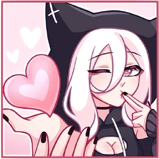 Стикер КатШи; больше - @stickersvk18 - 1