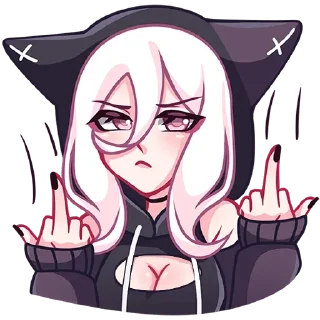 Стикер КатШи; больше - @stickersvk18 - 8