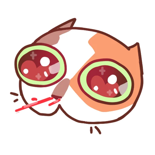 Sticker catsmotionswithouttext - 1