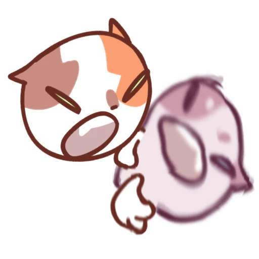Sticker catsmotionswithouttext - 1