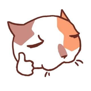 Sticker CatMotions (by @naberbelock) without text - 0