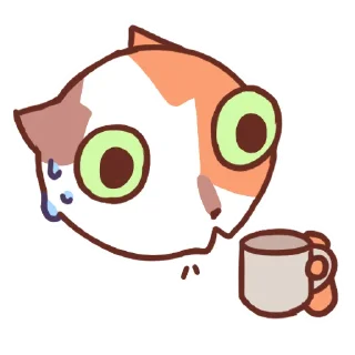 Sticker CatMotions (by @naberbelock) without text - 3