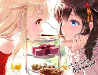 Стикер @Princess_of_demons Vol.Yuudachi - 5