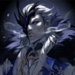 Sticker Пьеро @itsgensharts - 6