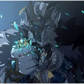 Sticker Пьеро @itsgensharts - 0