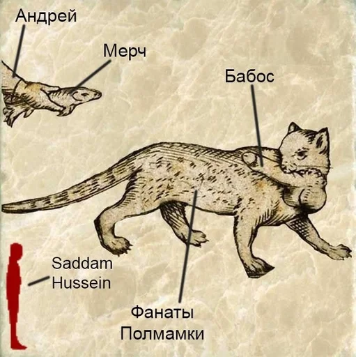 животное млекопитающее рисование