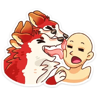 Стикер Цербер от @TgSticker - 4