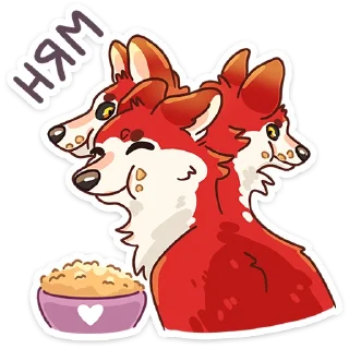 Стикер Цербер от @TgSticker - 11