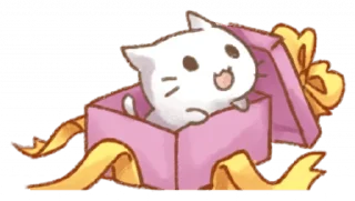 Стикер новогодний киттик @svalkablin ! - 6