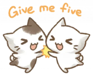 Стикер новогодний киттик @svalkablin ! - 8