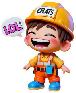 Sticker Cflats boy - 4