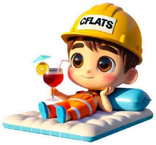 Sticker Cflats boy - 6