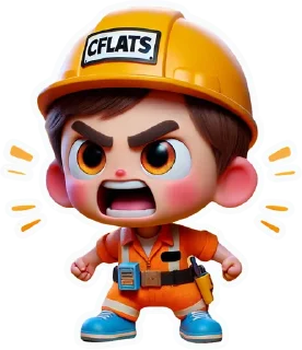 Sticker Cflats boy - 11