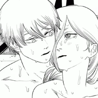 Стикер Chainsaw man - 1