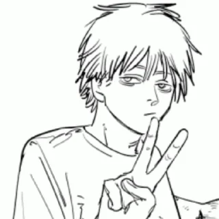 Стикер Chainsaw man - 4