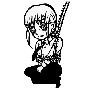 Стикер chainsaw family (@dasein0) - 3