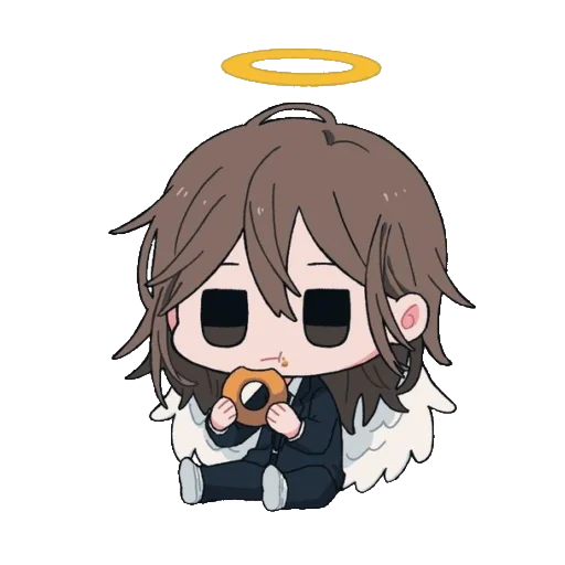 Стикер человек-бензопила. @poisononastick - 2