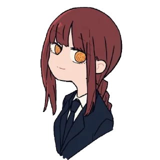 Стикер человек-бензопила. @poisononastick - 0