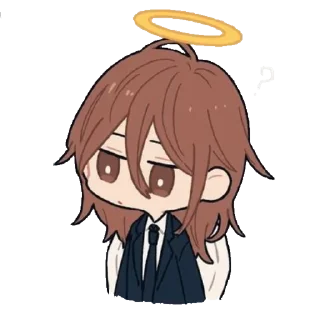 Стикер человек-бензопила. @poisononastick - 10