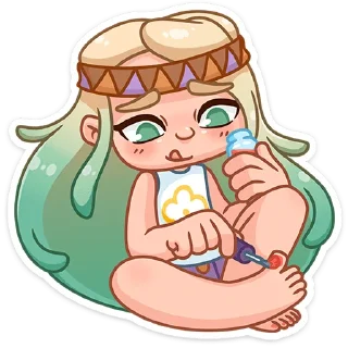 Стикер Ромашка :: @stickroom - 2