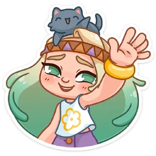 Стикер Ромашка :: @stickroom - 10