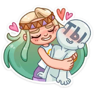 Стикер Ромашка :: @stickroom - 7