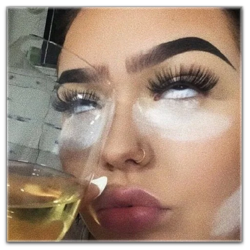 eyelash human face cosmetics