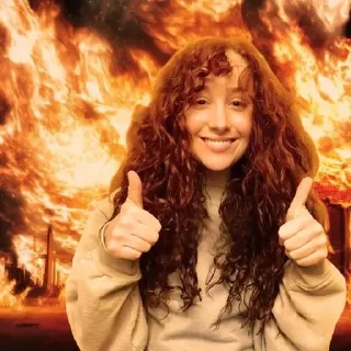 person human face clothing