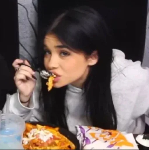 person human face fast food