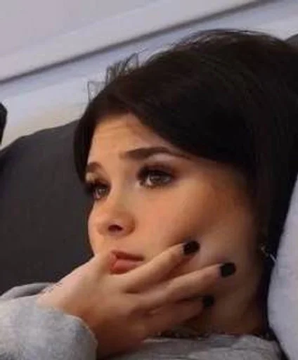 person human face black hair