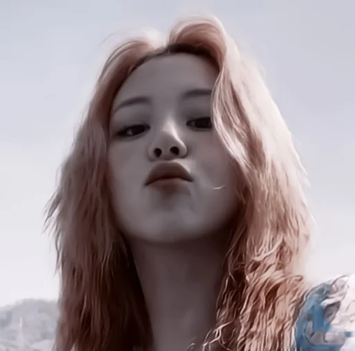 human face sky long hair