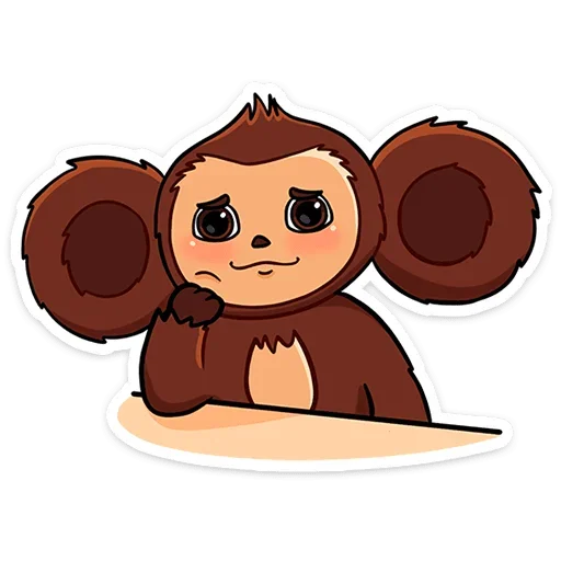 Sticker cheburashka_vk - 1