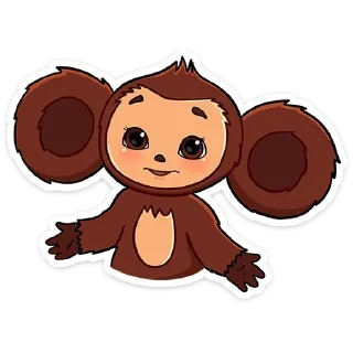 Sticker Чебурашка в кино (@TgSticker) - 9