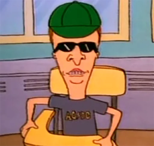 Стикер Beavis & Butt-head (@noclearmind) - 11