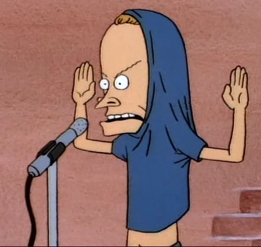 Стикер Beavis & Butt-head (@noclearmind) - 10