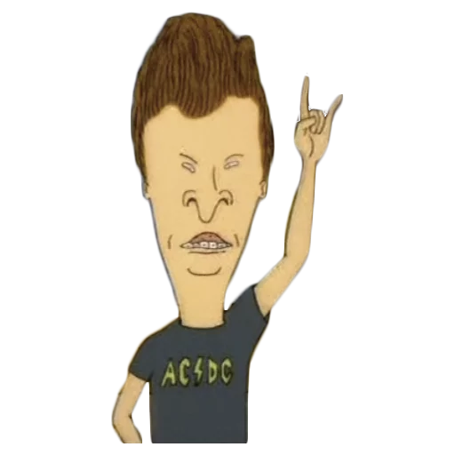 Стикер Beavis & Butt-head (@noclearmind) - 8